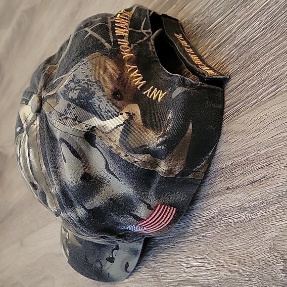 Vintage Camo Nations Rent Hat - Picture 5 of 10